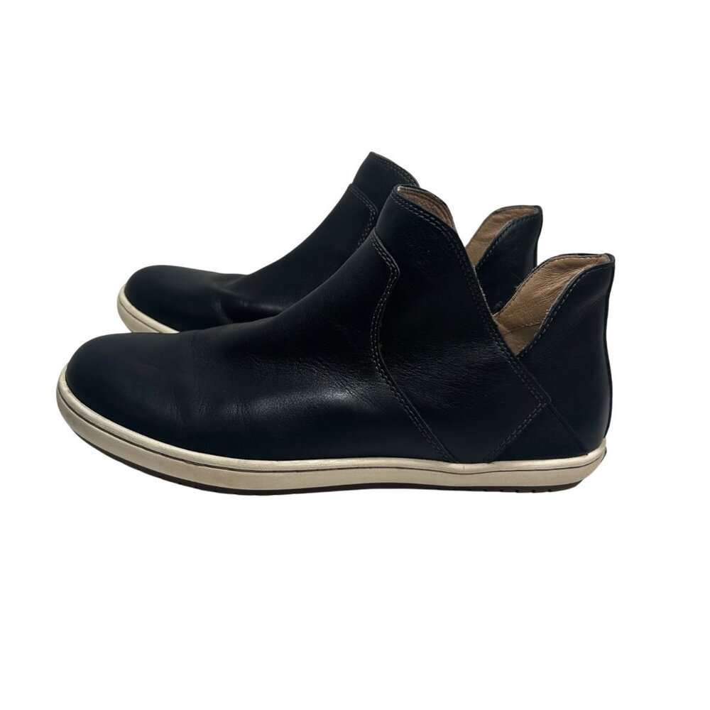 Taos Black Leather Slip-On Shoes Unity US 8.5 Womens Casual Comfort Sneakers - Picture 3 of 10